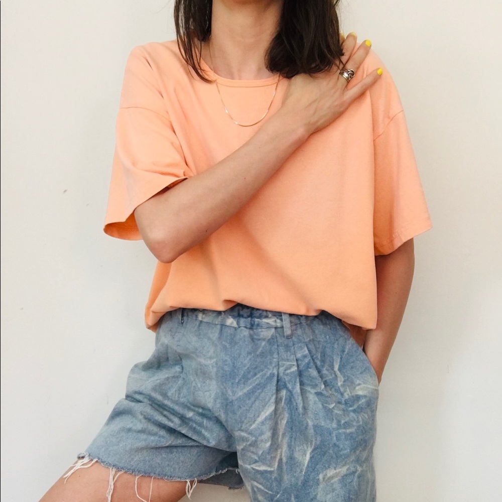 Vintage sherbet boxy tee